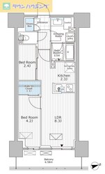 パークアクシス市川の物件間取画像